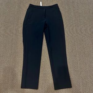 LULULEMON LADIES BLACK TRAVEL PANT TROUSER SIZE 4